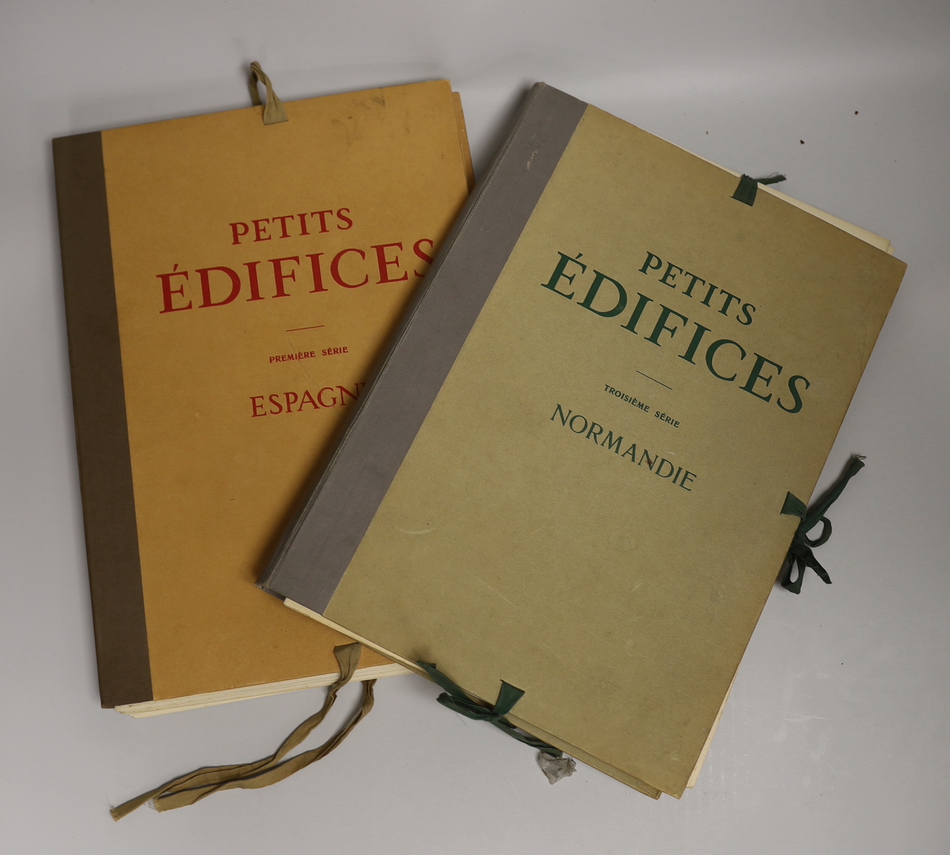 James Pellier Malcolm, London Redivivium, (4 volumes) together with Petit Dedifaces Architectural 2 albums. France & Spain
